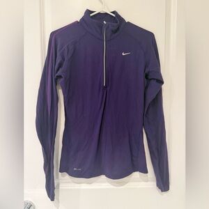 Nike Half-Zip Long Sleeve Top - Women’s Small - Purple